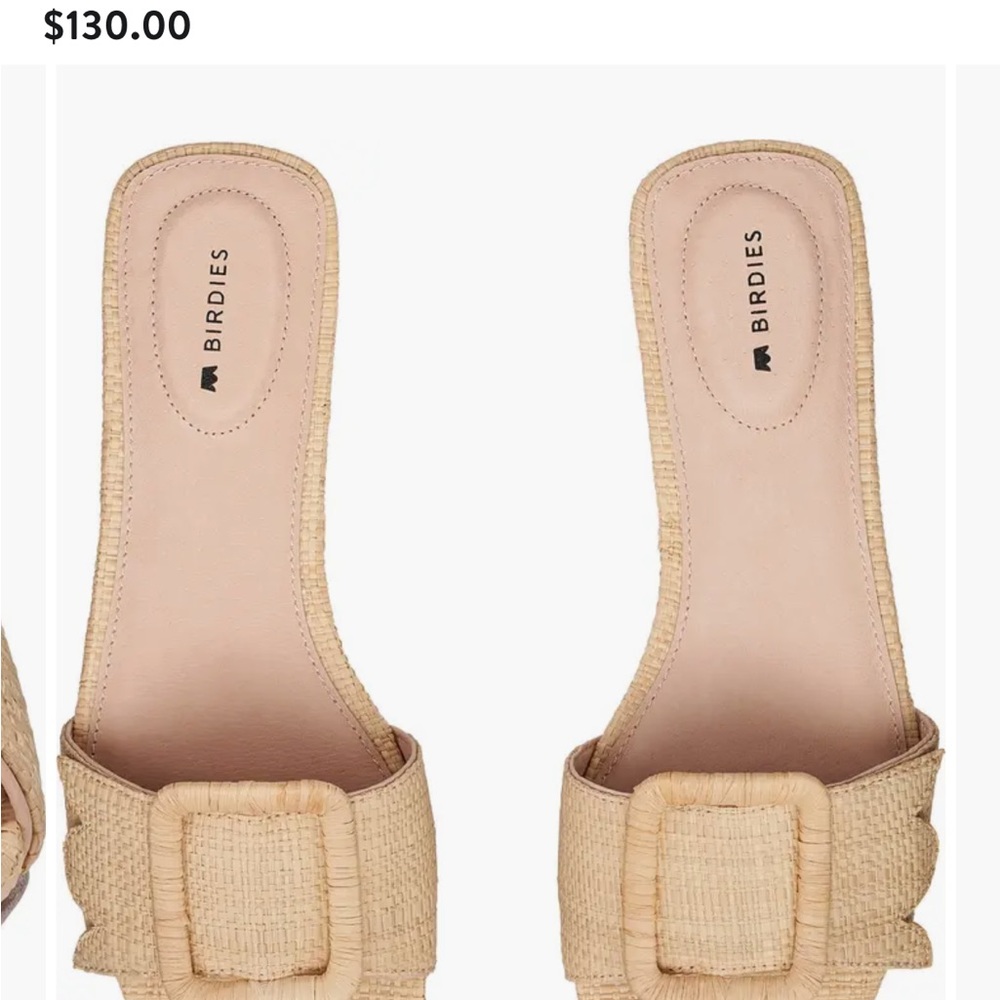 Birdies Kiwi Raffita Tan sandals